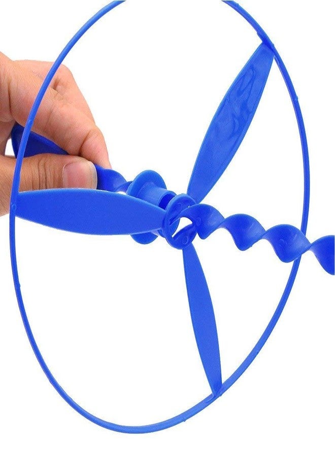 Firstly ألعاب عجلة دوارة طائرة بخيط ملتوي من فيرستلي تريدرز، ألعاب صغيرة تُعيد ذكريات الطفولة، ألعاب عجلة دوارة بألوان عشوائية - عبوة من 6 قطع، تُستخدم كحشوات لأكياس هدايا الحفلات - Image 2